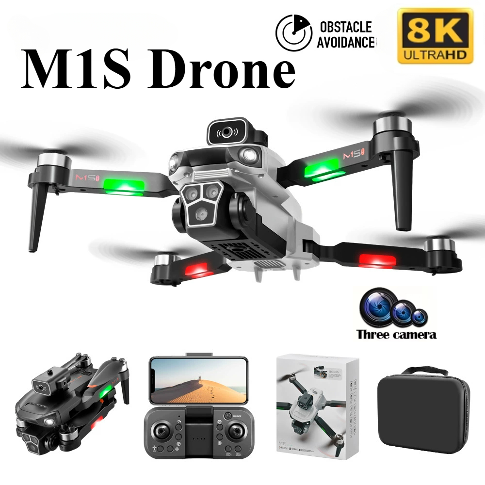 Jjrc Drone X12 - Dron M1S 8K Profesional con Triple