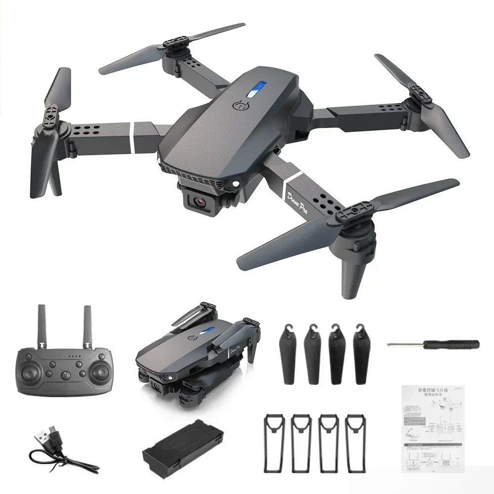 Mini Dron plegable E88 con cám - Eachine Drone E58 reseña y precio
