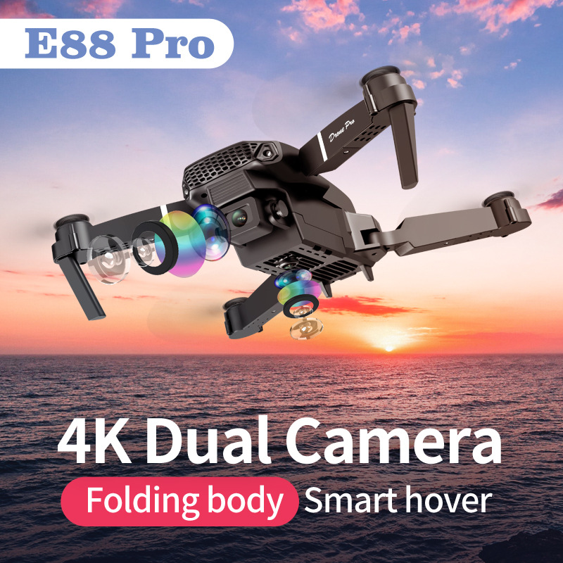 Dron profesional E88pro, flujo - Eachine Drone E58 reseña y precio